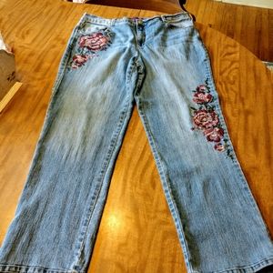 Gloria Vanderbilt Amanda, size 16W, decorative EC